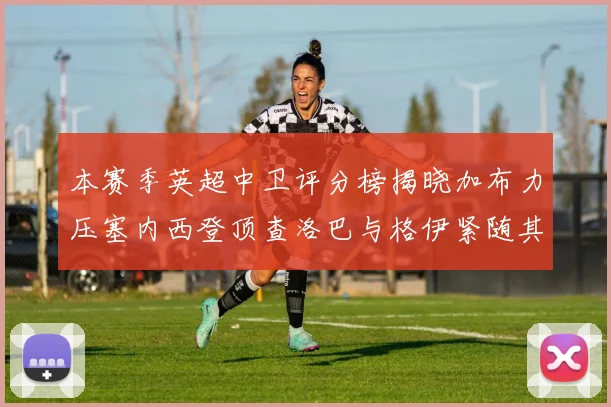 本赛季英超中卫评分榜揭晓加布力压塞内西登顶查洛巴与格伊紧随其后